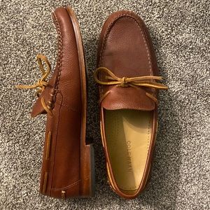 Cole Haan Henderson Brown Leather Loafers